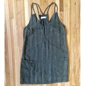 Abercrombie & Fitch army green shift dress